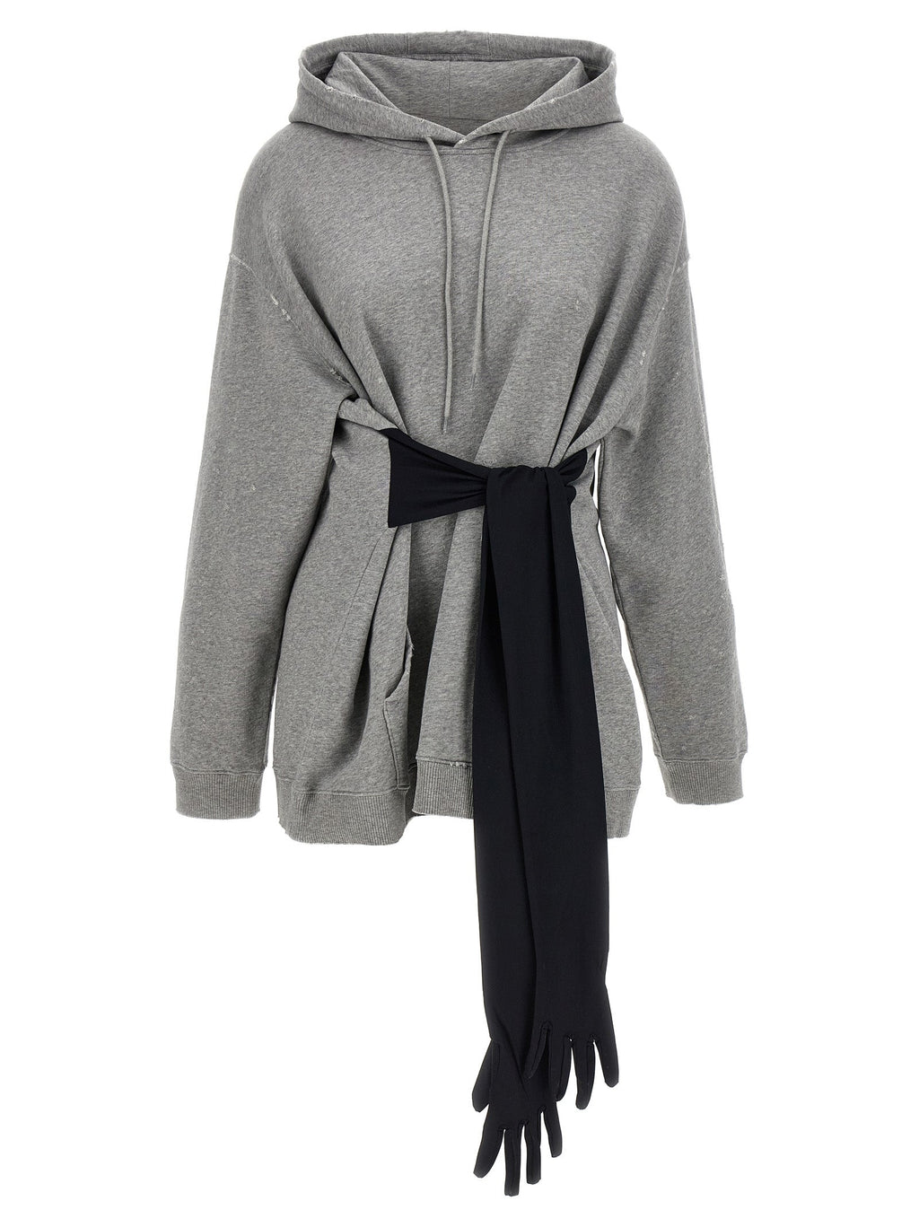 MM6 Maison Margiela Gray Cotton Short Dress