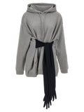 MM6 Maison Margiela Gray Cotton Short Dress