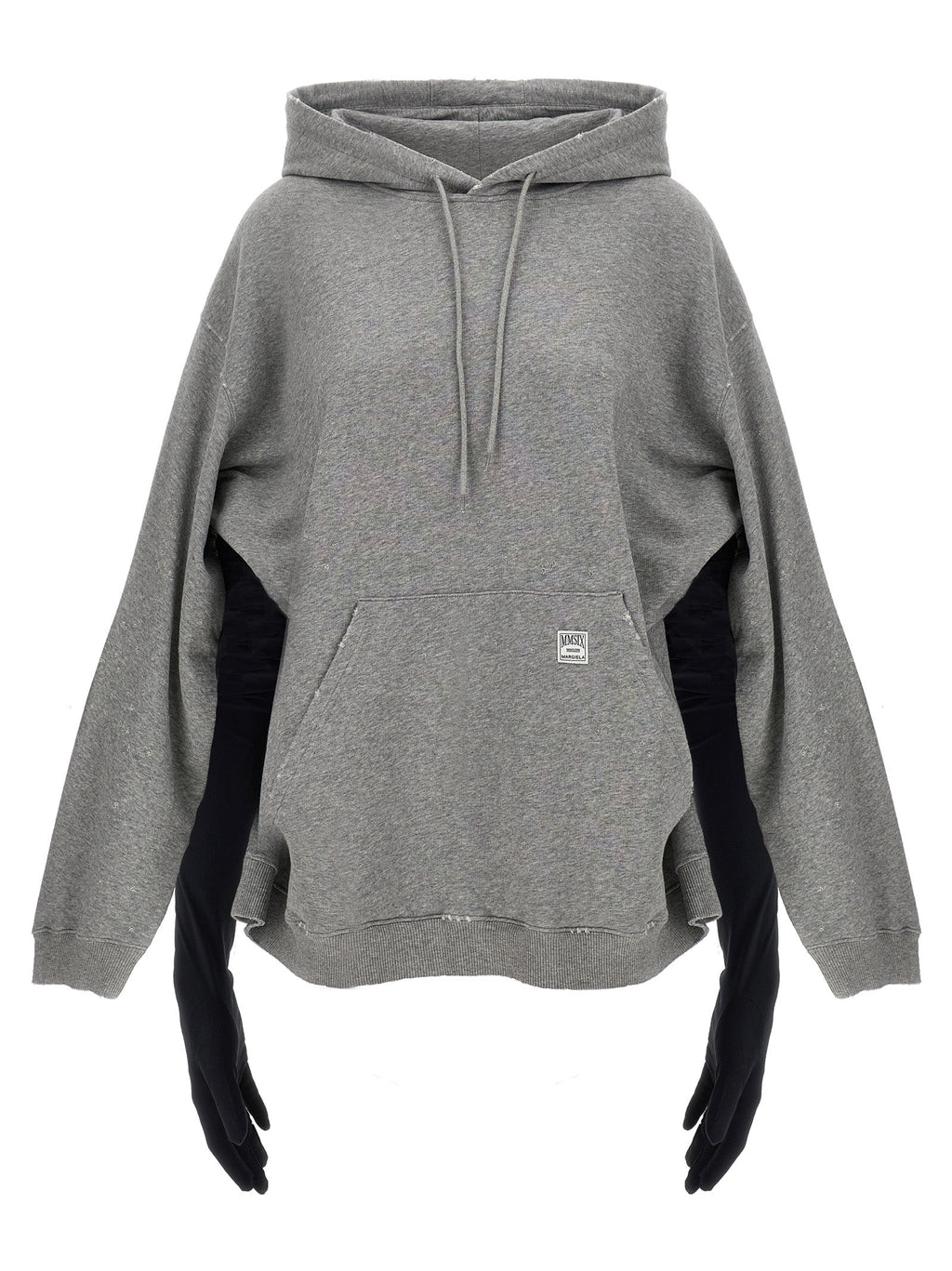 MM6 Maison Margiela Gray Cotton Short Dress