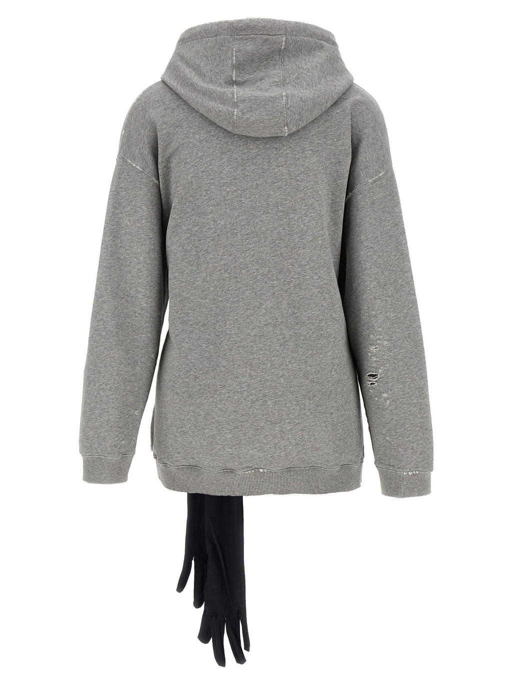 MM6 Maison Margiela Gray Cotton Short Dress