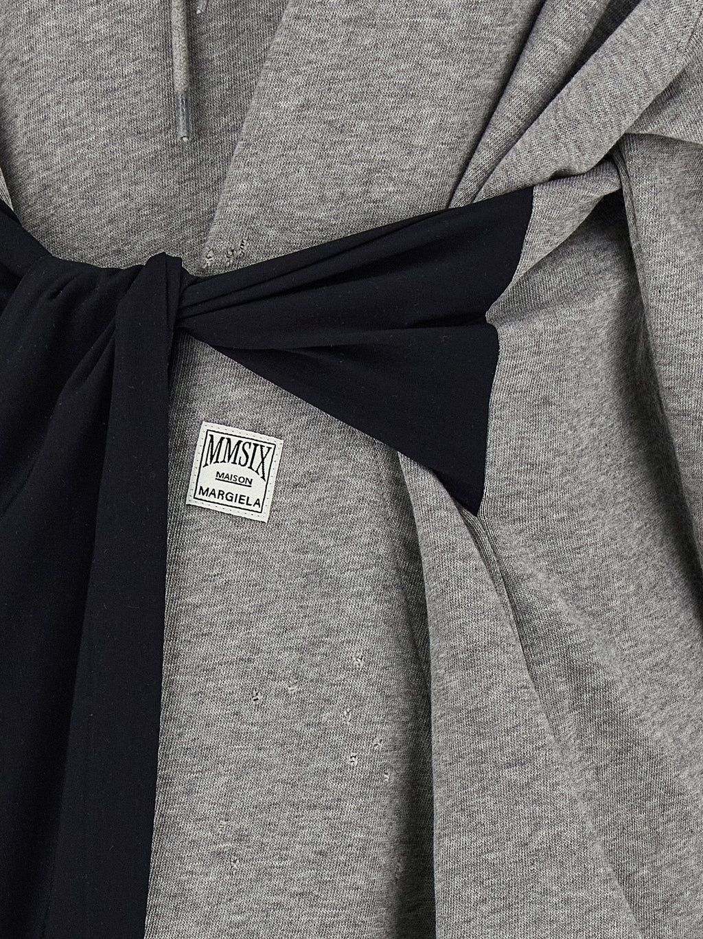 MM6 Maison Margiela Gray Cotton Short Dress