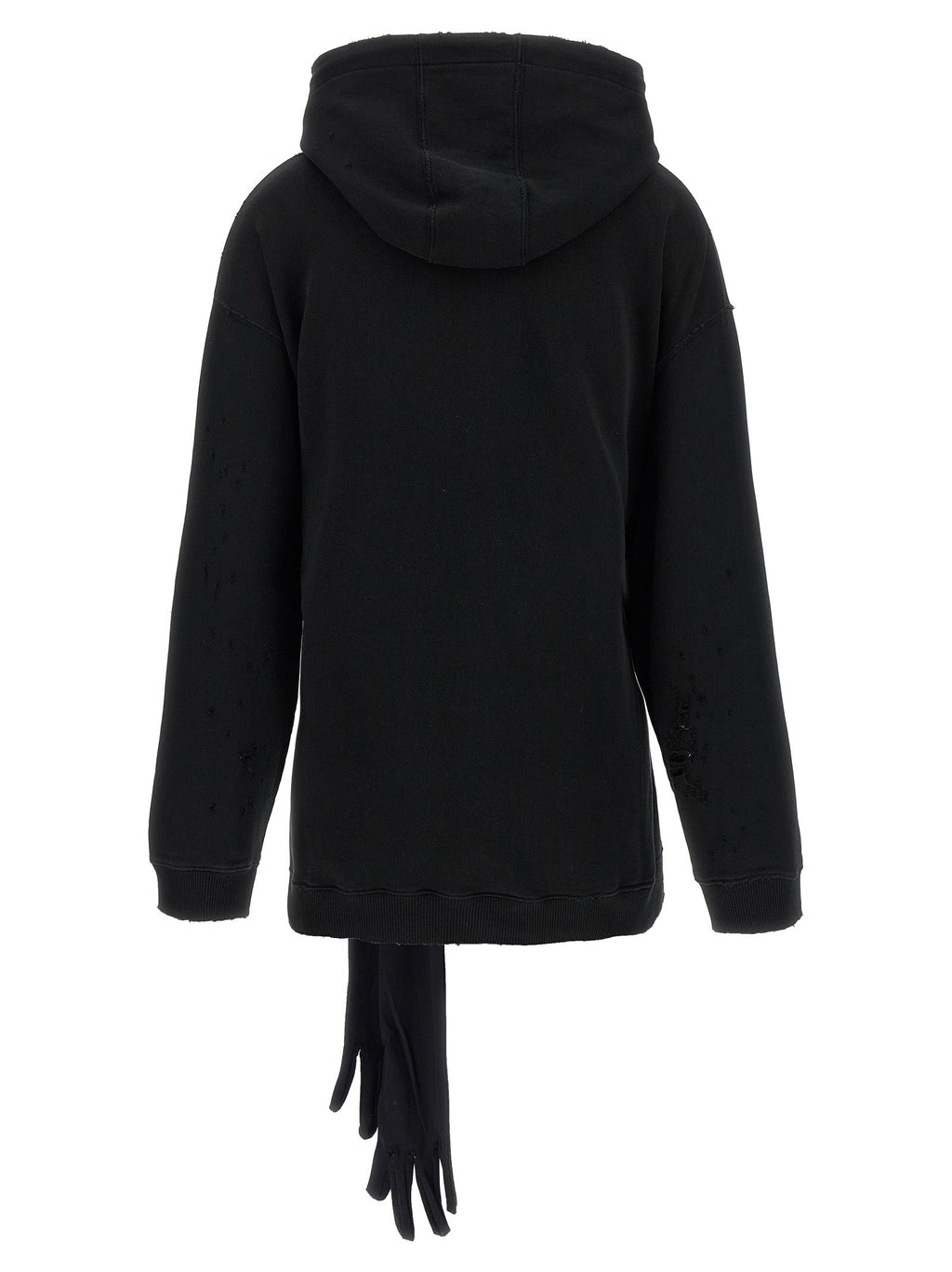 MM6 Maison Margiela Black Cotton Short Dress