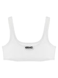 Versace White Cotton Bra