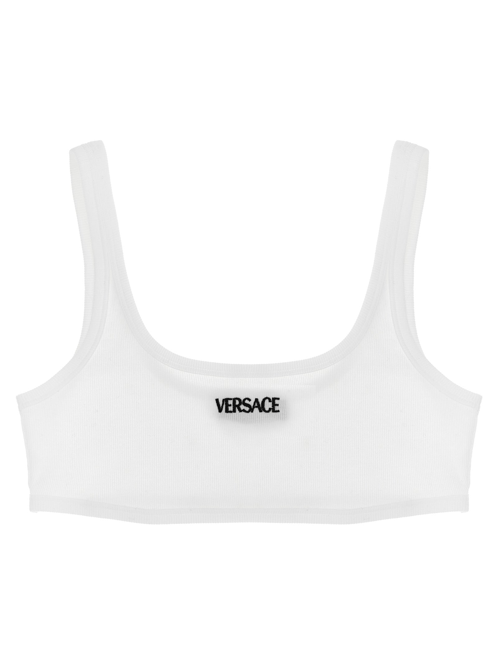 Versace White Cotton Bra