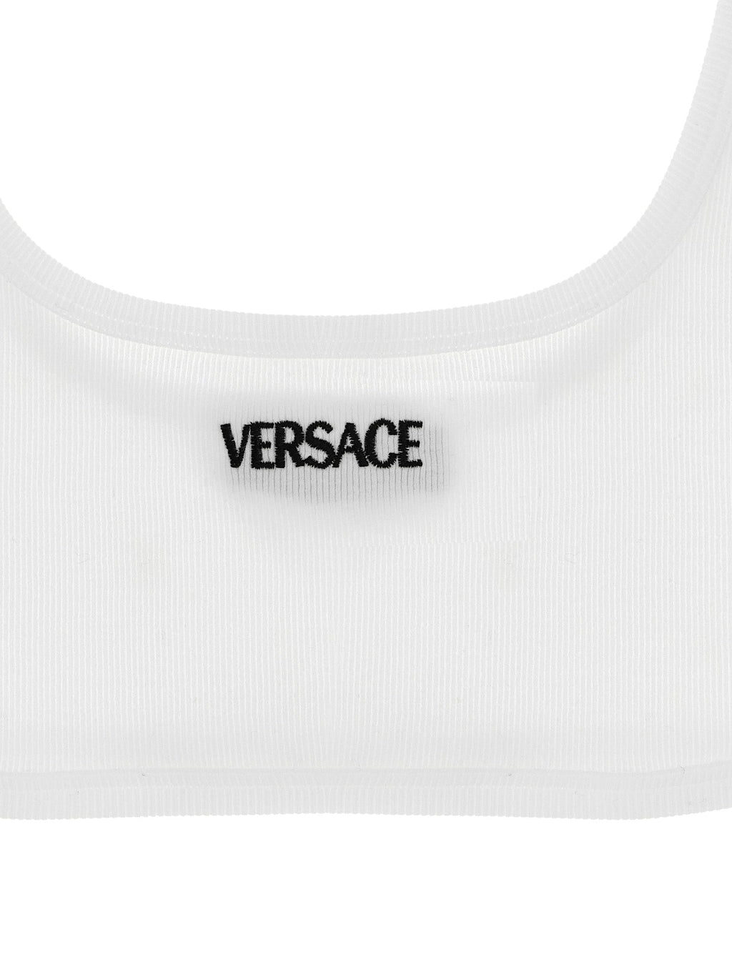Versace White Cotton Bra