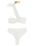 Elisabetta Franchi White Polyamide Bikini