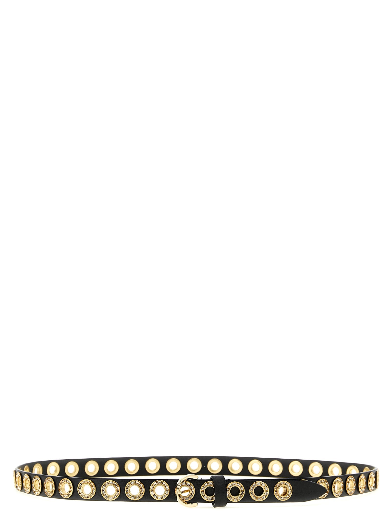 PINKO Black Polyethylene Regular Belt