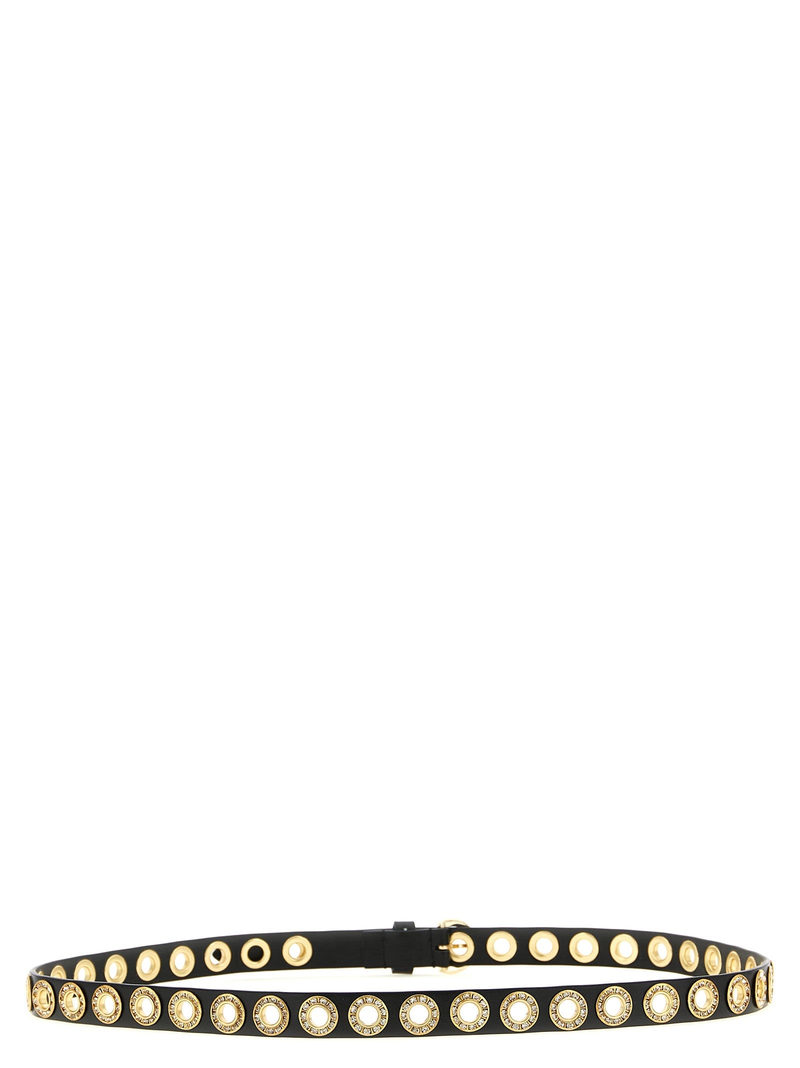 PINKO Black Polyethylene Regular Belt