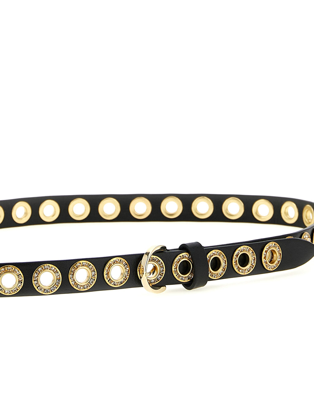 PINKO Black Polyethylene Regular Belt
