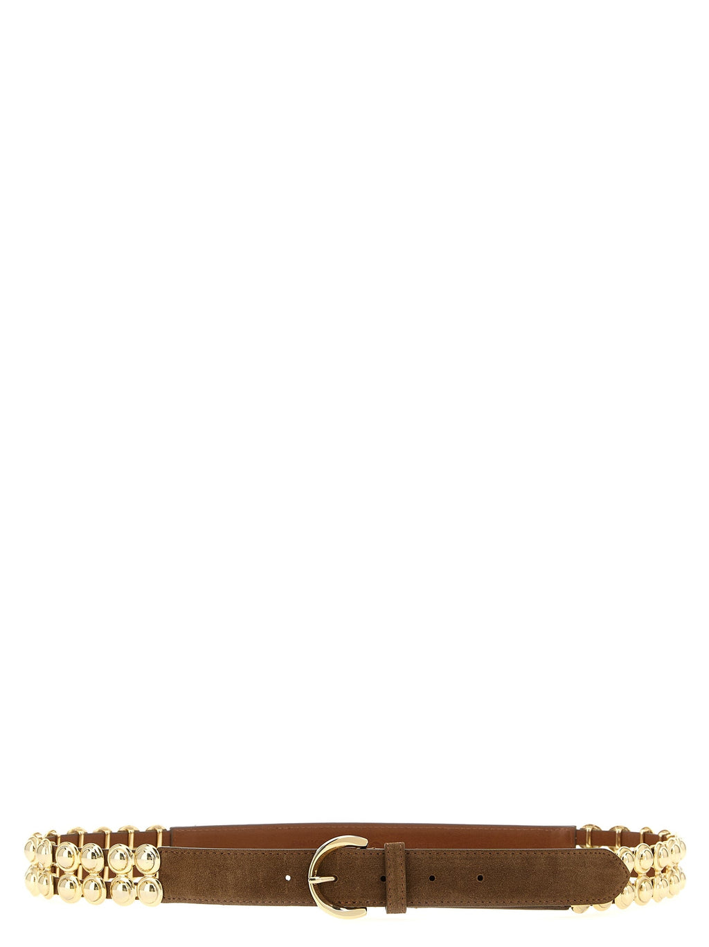 PINKO Brown Lamb Leather Regular Belt