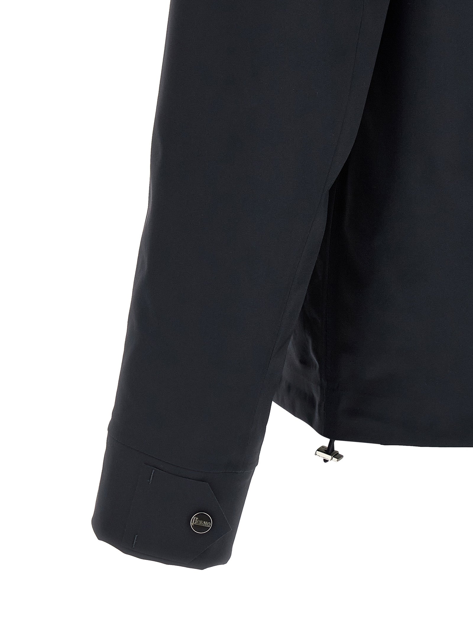 Herno Blue Polyamide Shell Jacket