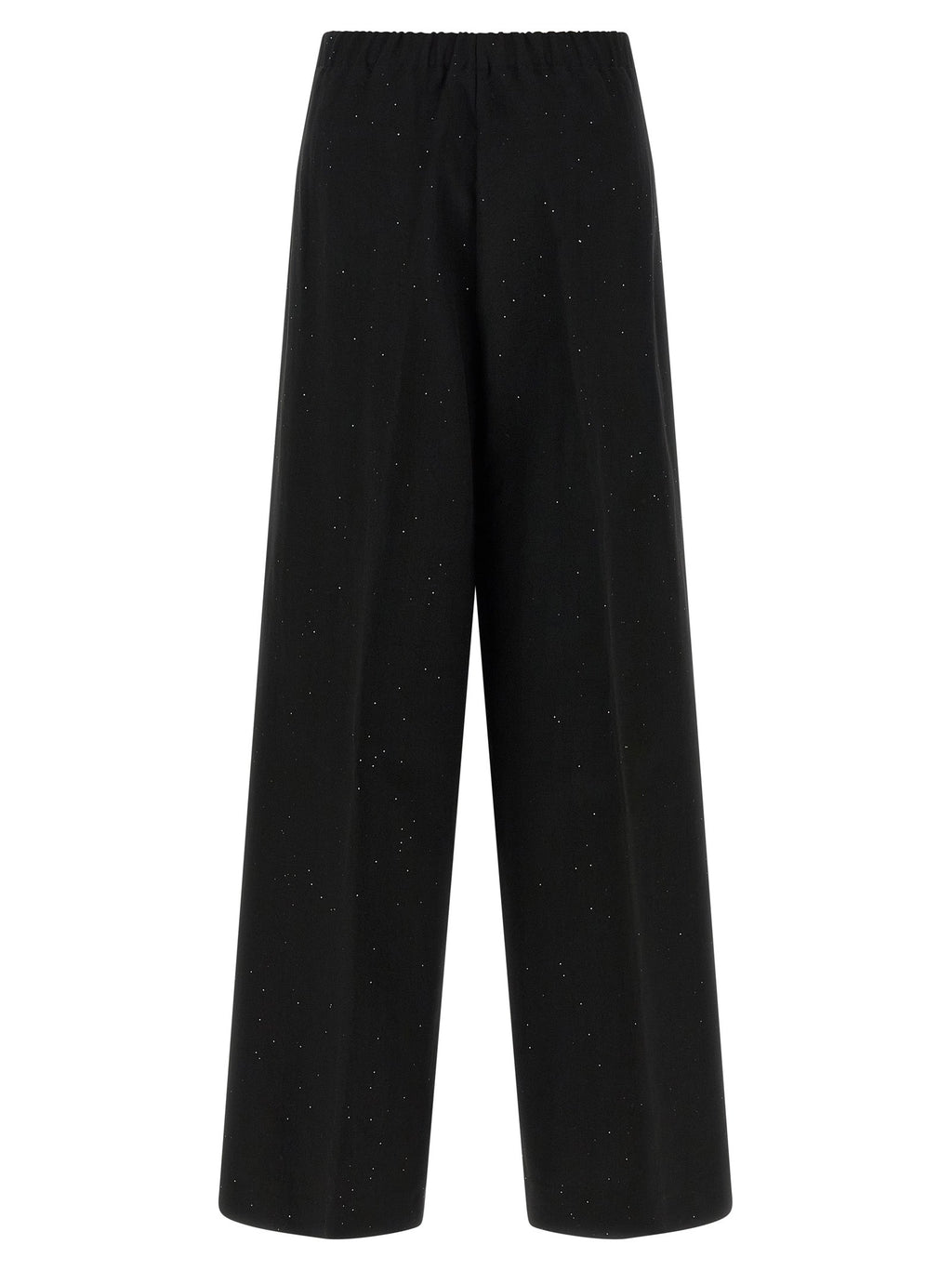 Herno Black Viscose Pants