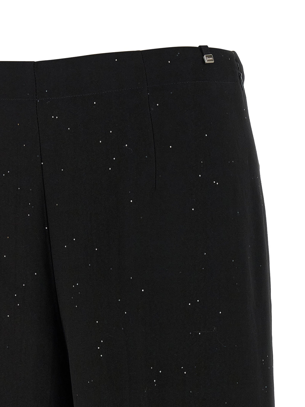 Herno Black Viscose Pants