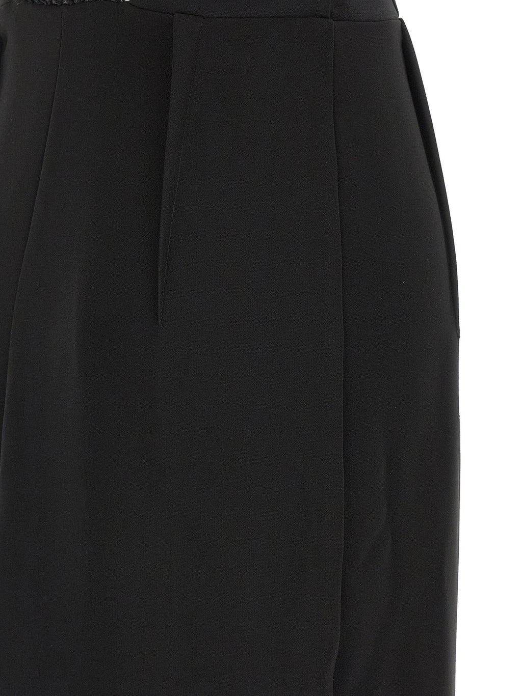 Elisabetta Franchi Black Polyester Long Dress