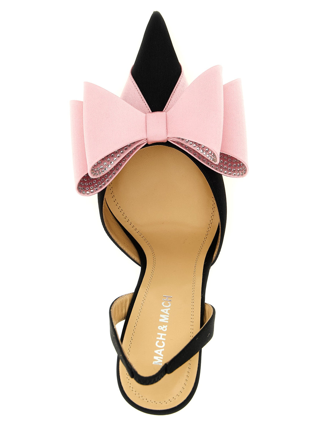 MACH & MACH Multicolor Satin High Heel Pumps