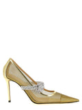MACH & MACH Gold Polyamide High Heel Pumps