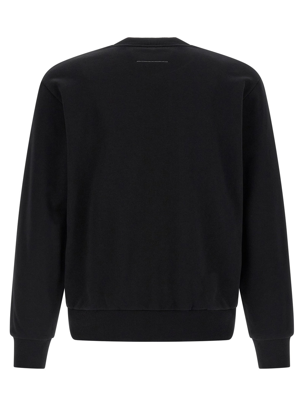 MM6 Maison Margiela Black Cotton Sweatshirt