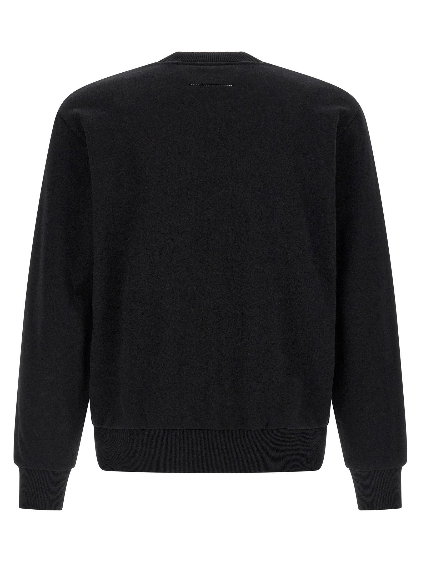 MM6 Maison Margiela Black Cotton Sweatshirt