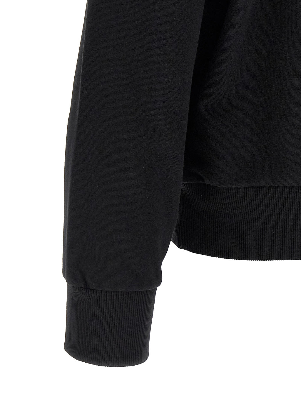 MM6 Maison Margiela Black Cotton Sweatshirt