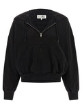 MM6 Maison Margiela Black Cotton Sweatshirt