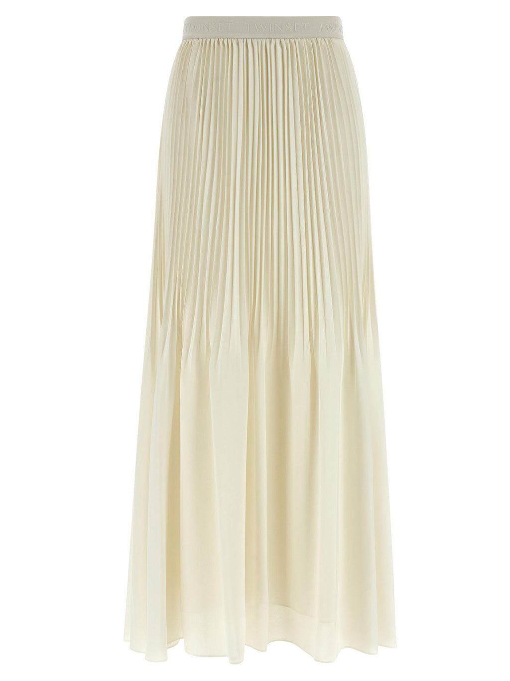Twinset White Polyester Mini Skirt