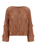 Twinset Brown Cotton Cardigan
