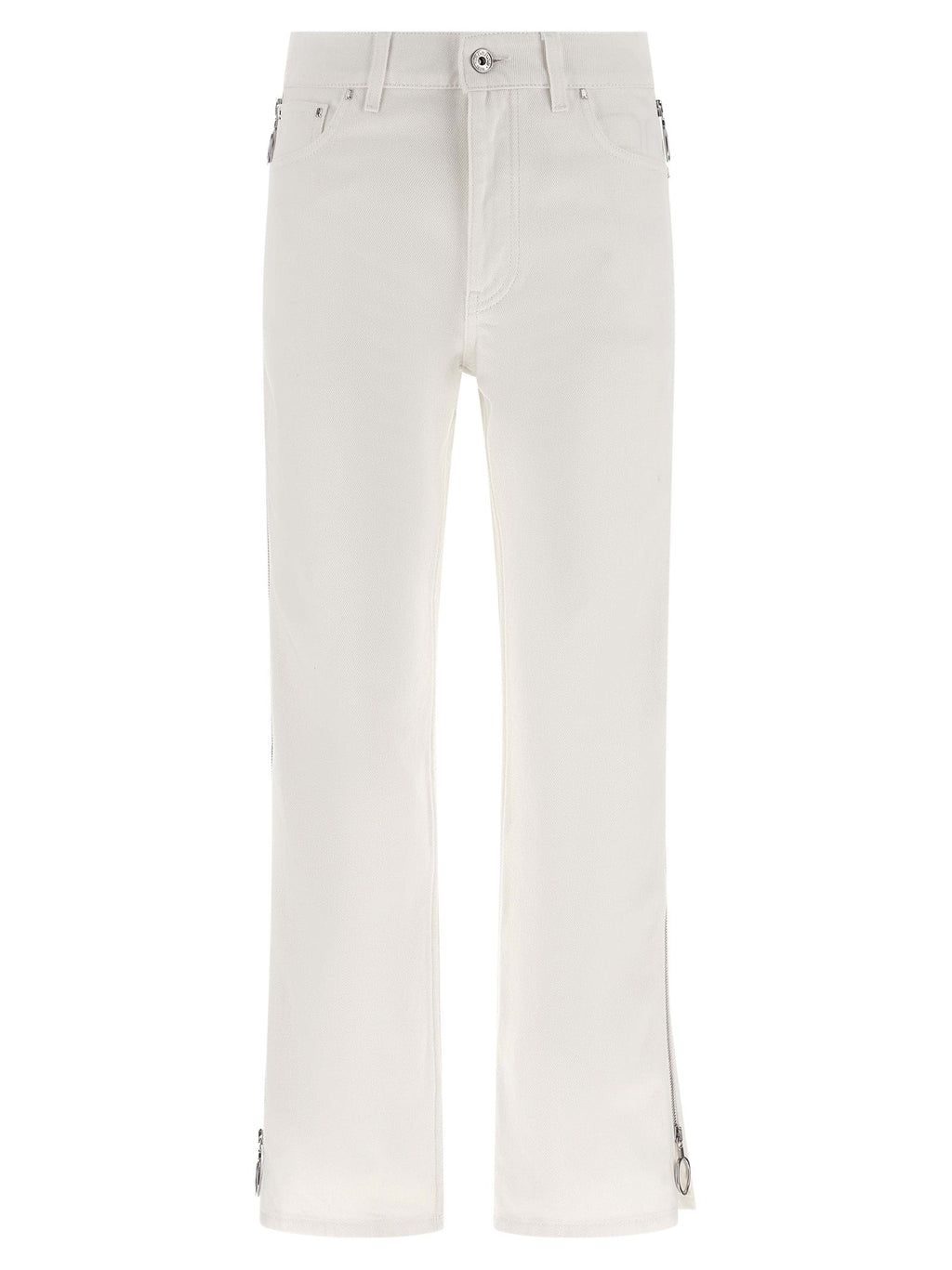 Paco Rabanne White Cotton Jeans Denim