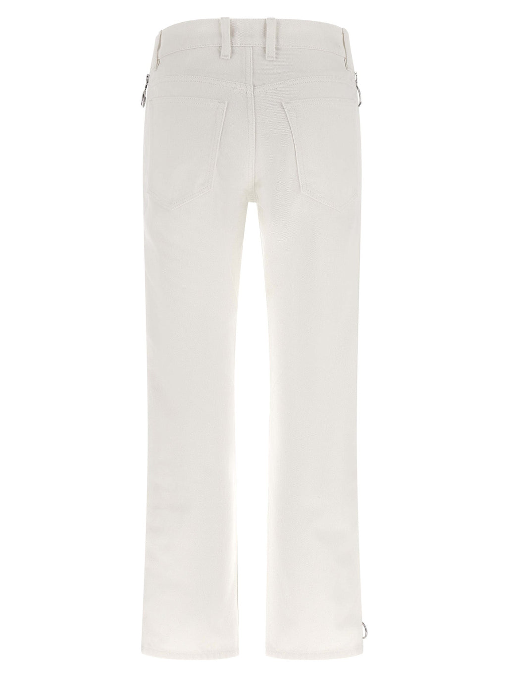 Paco Rabanne White Cotton Jeans Denim