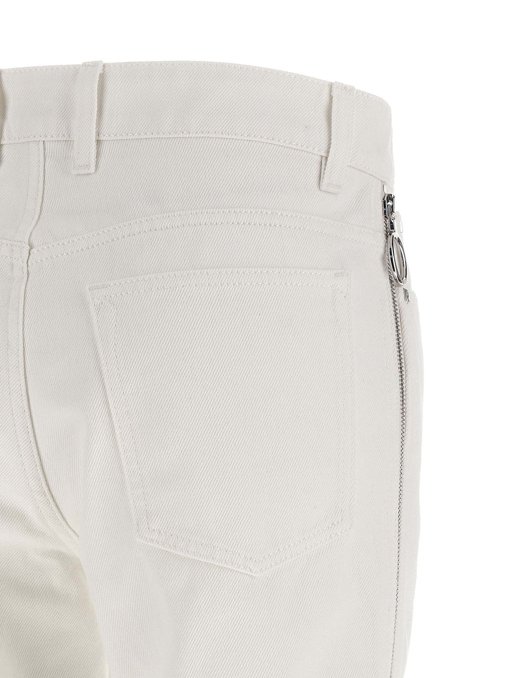 Paco Rabanne White Cotton Jeans Denim