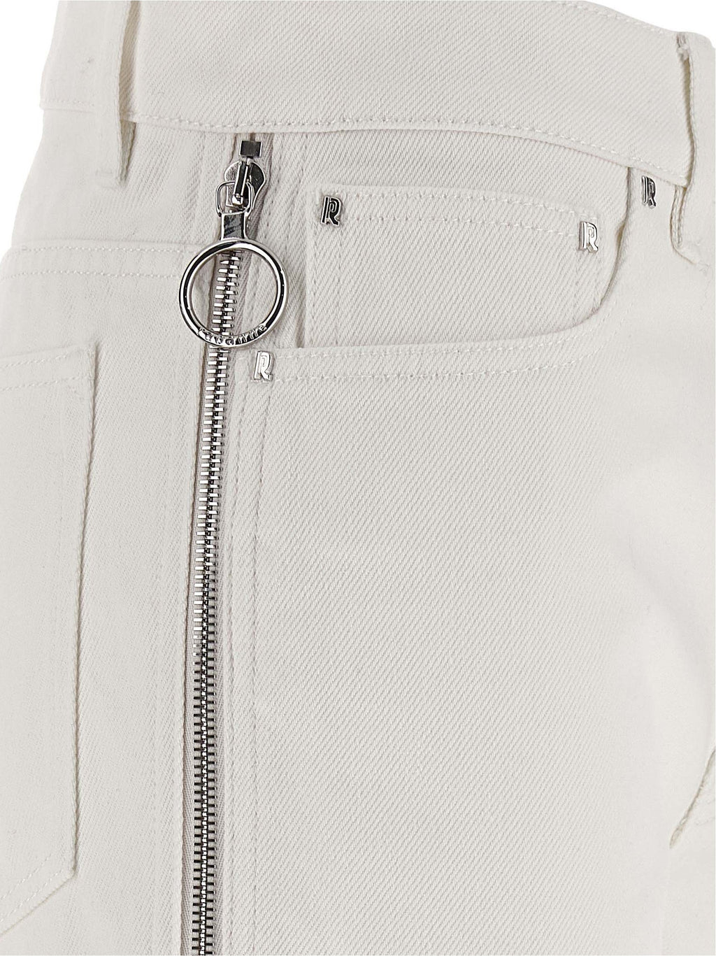 Paco Rabanne White Cotton Jeans Denim