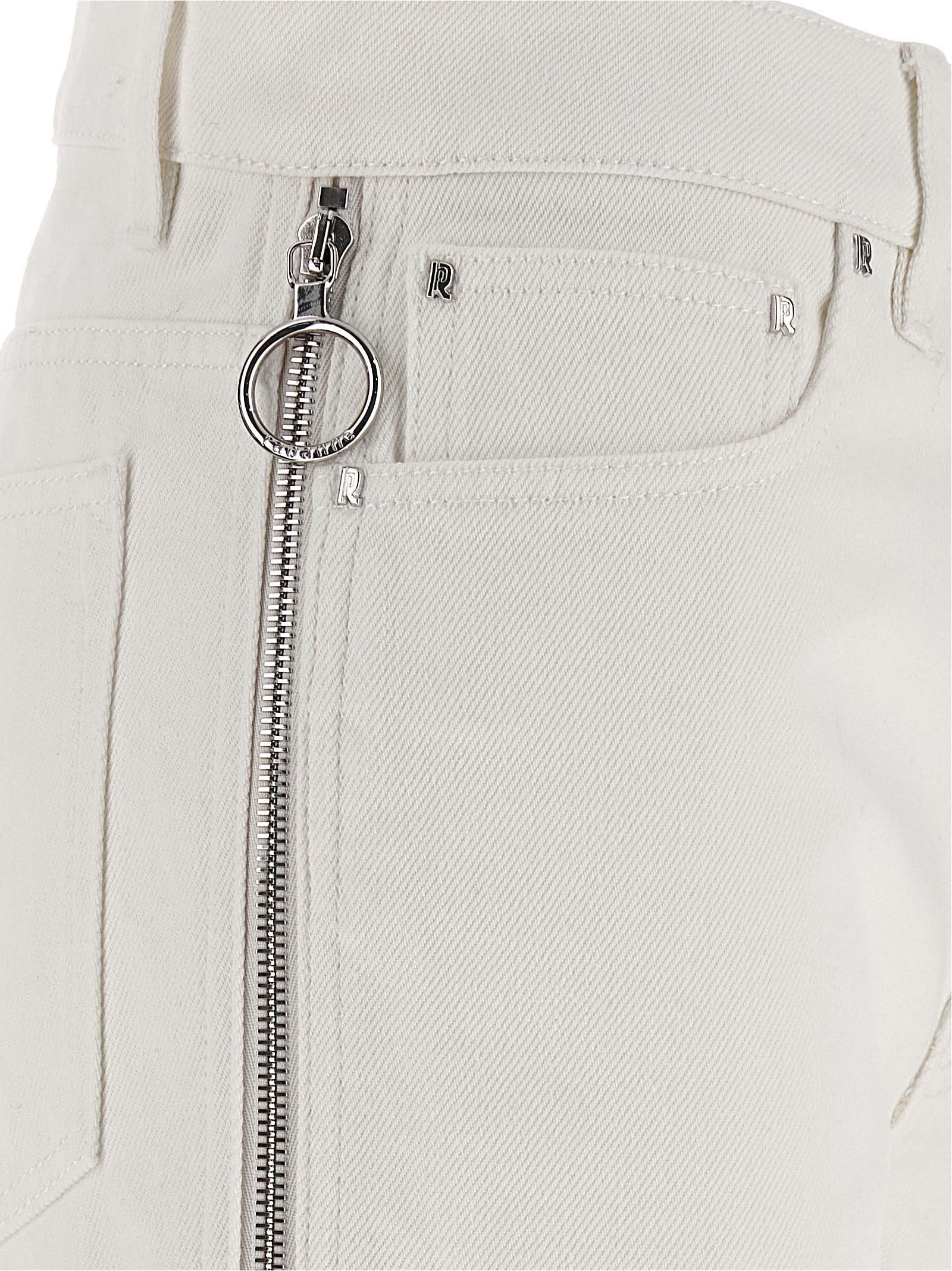 Paco Rabanne White Cotton Jeans Denim