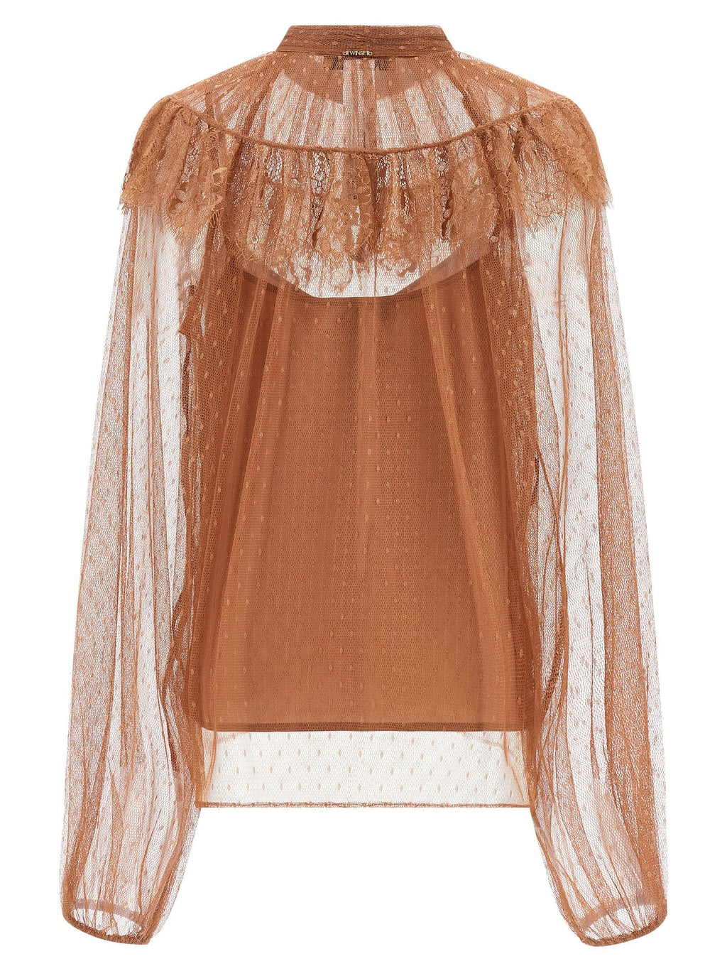 Twinset Brown Polyester Blouse