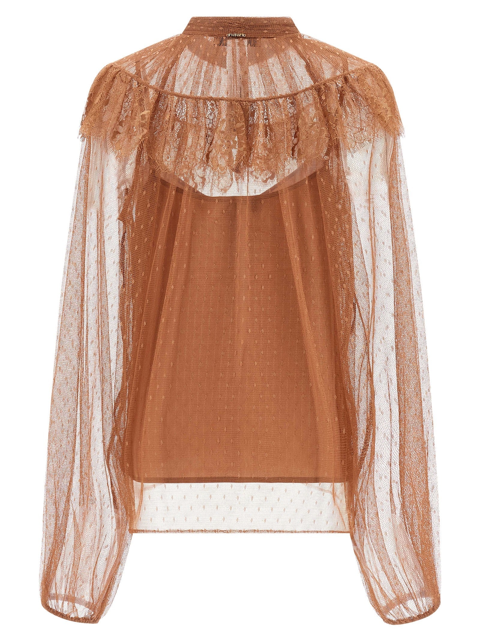 Twinset Brown Polyester Blouse