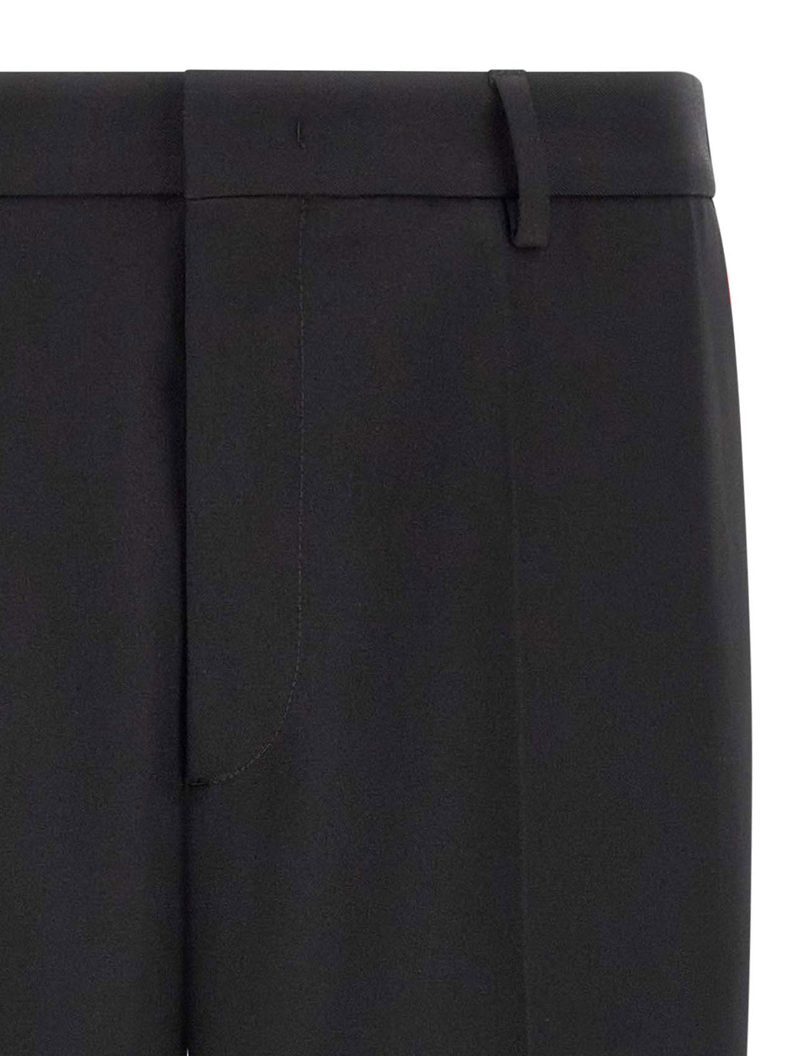 Jil Sander Black Polyester Dress Pants