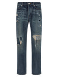 J.W.Anderson Blue Cotton Straight-Leg Jeans
