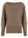 Herno Brown Viscose Cardigan