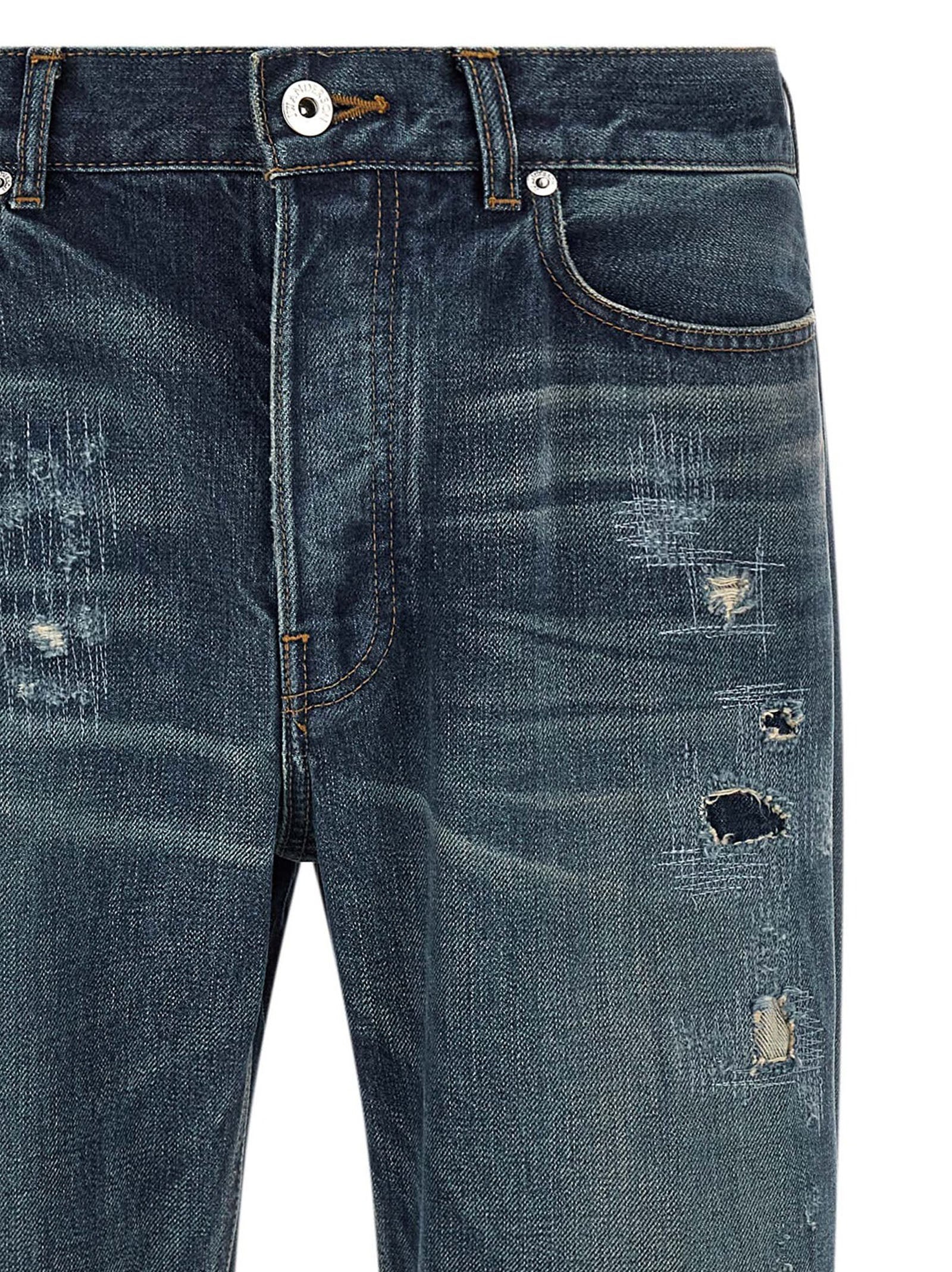 J.W.Anderson Blue Cotton Straight-Leg Jeans