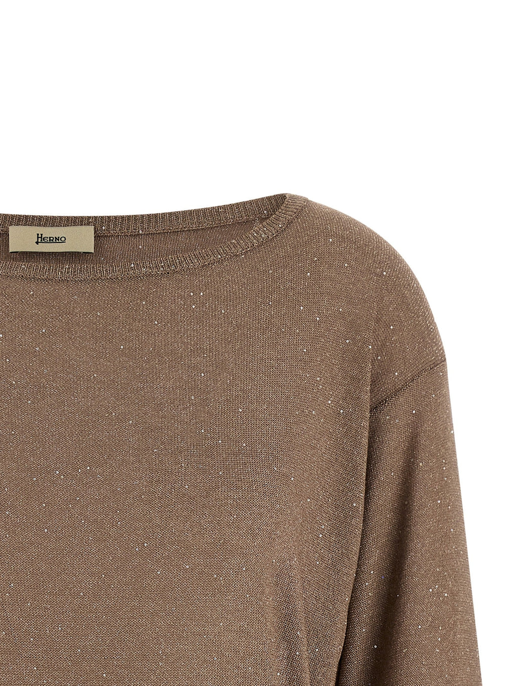 Herno Brown Viscose Cardigan