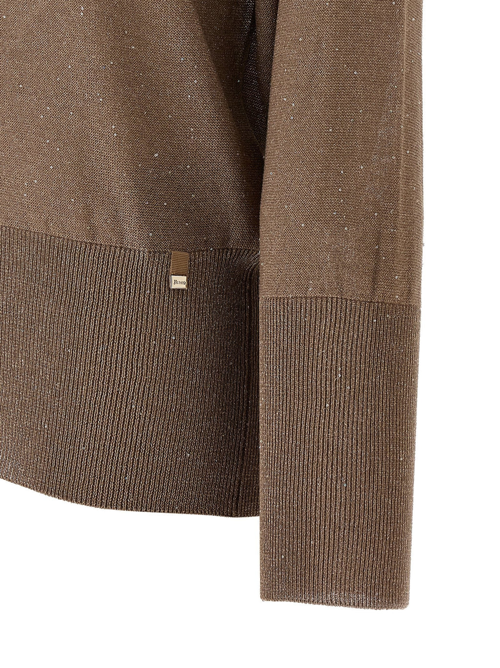 Herno Brown Viscose Cardigan