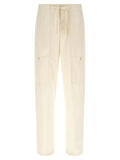 Jil Sander Beige Cotton Cargo Pants