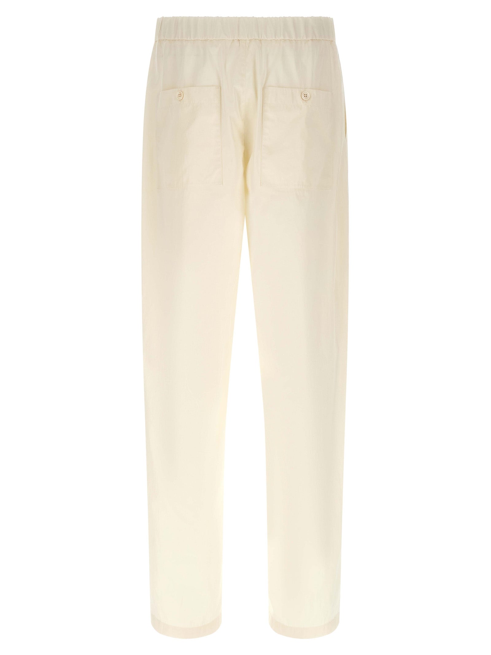 Jil Sander Beige Cotton Cargo Pants