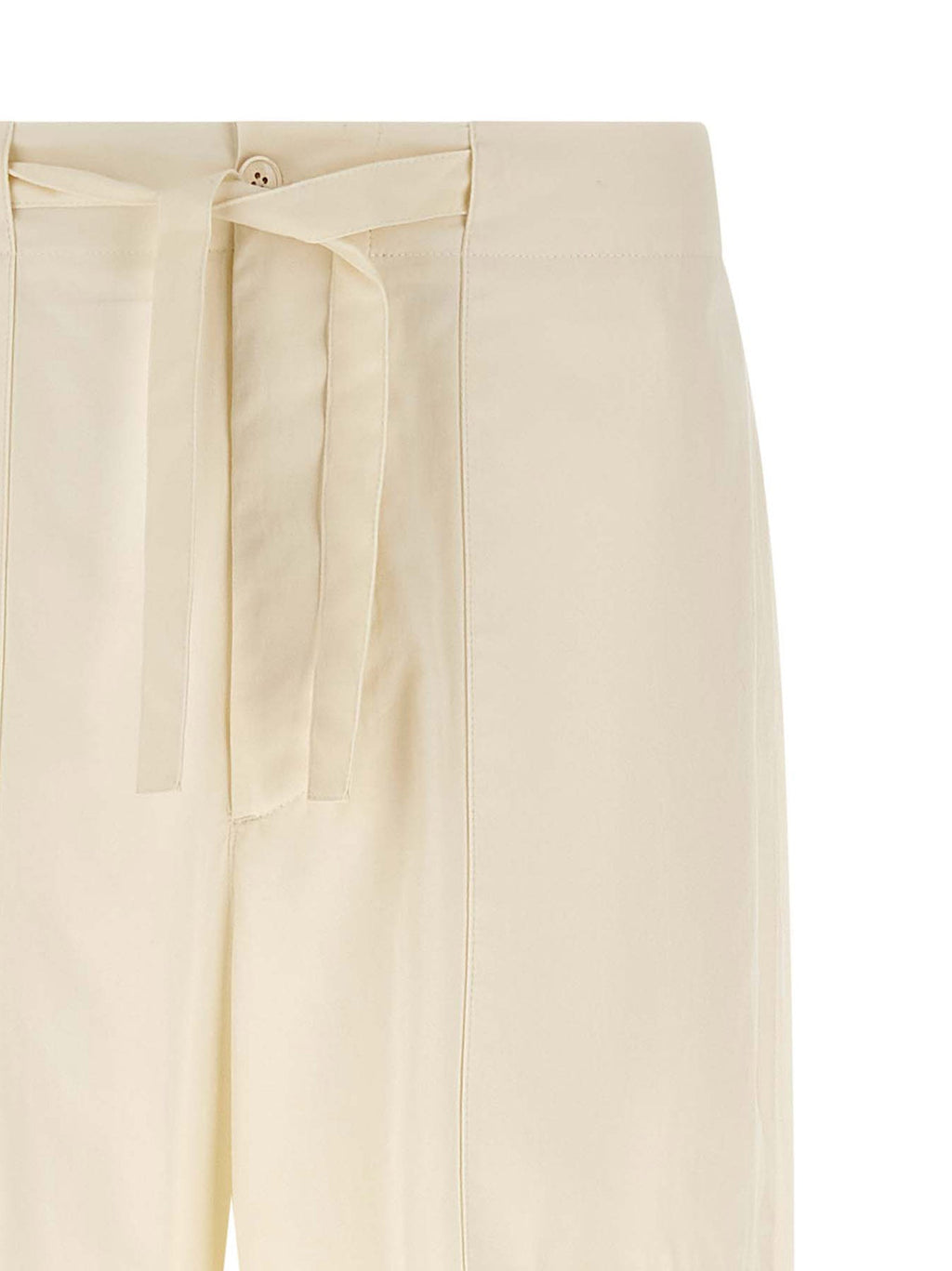 Jil Sander Beige Cotton Cargo Pants
