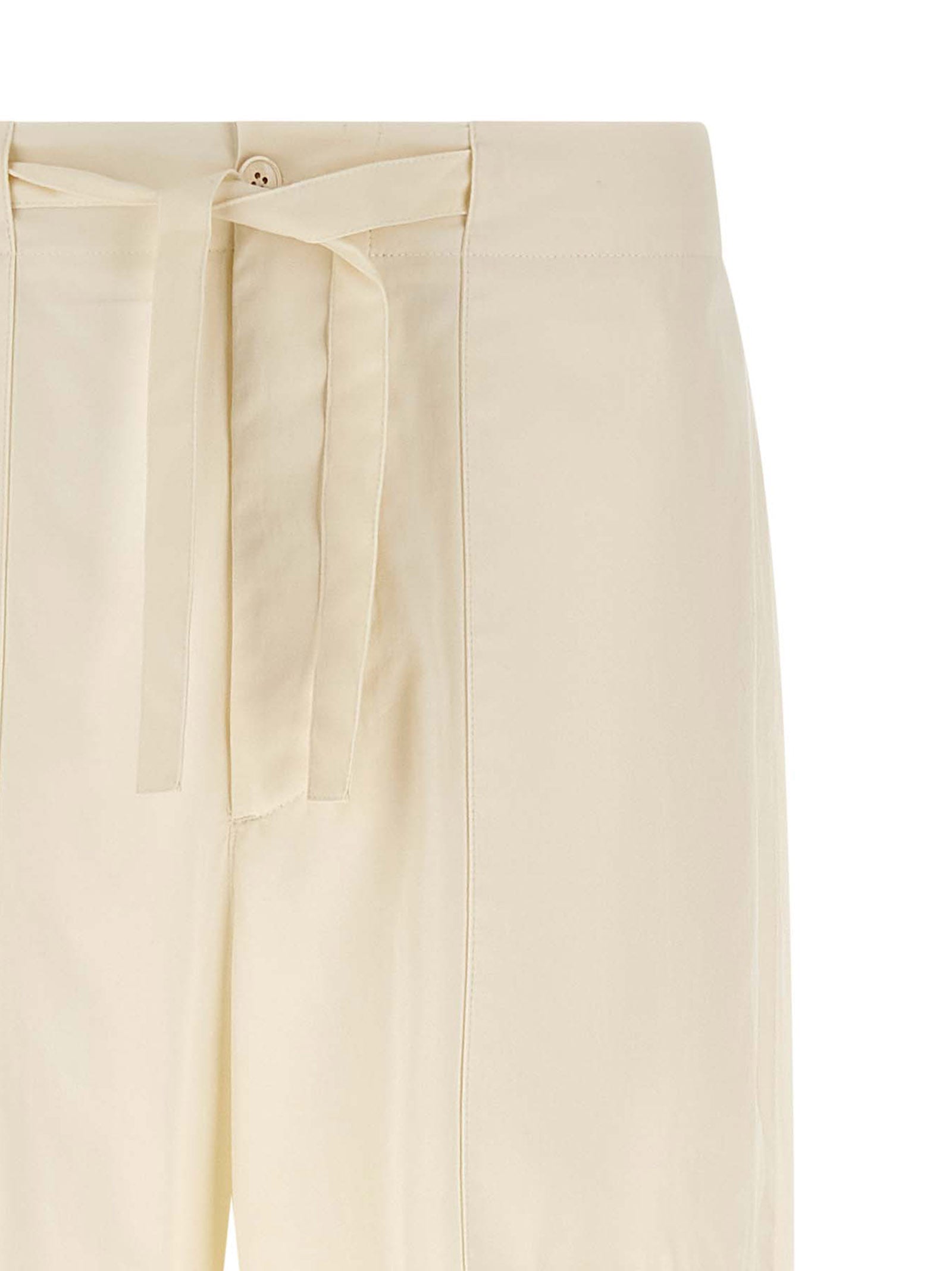 Jil Sander Beige Cotton Cargo Pants