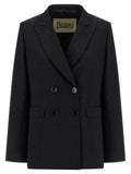 Herno Black Viscose Blazer