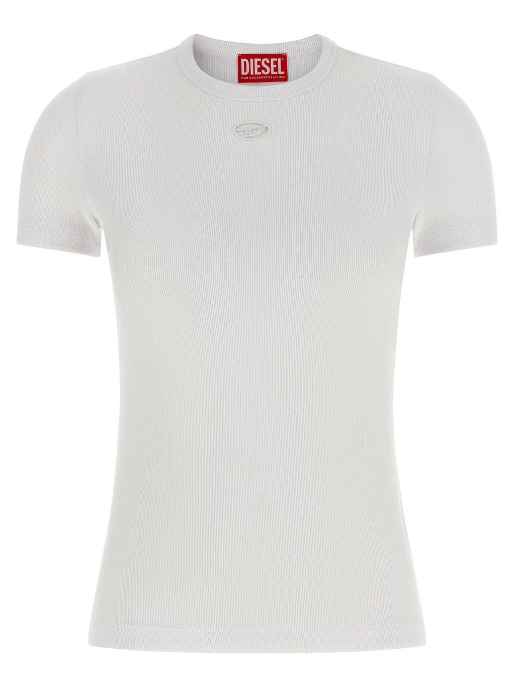 Diesel White Cotton T-Shirt