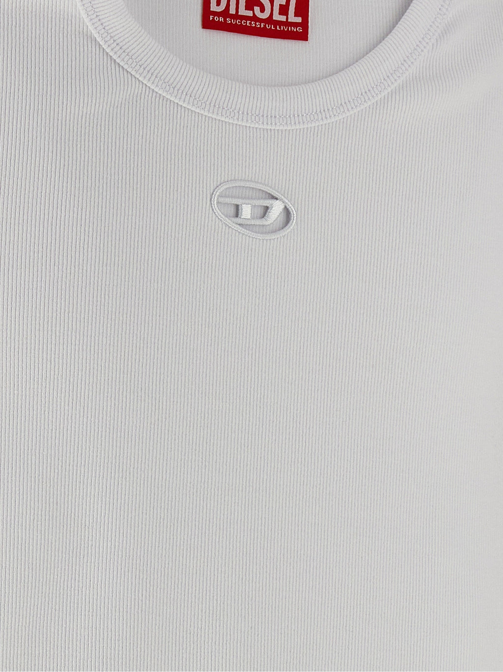 Diesel White Cotton T-Shirt