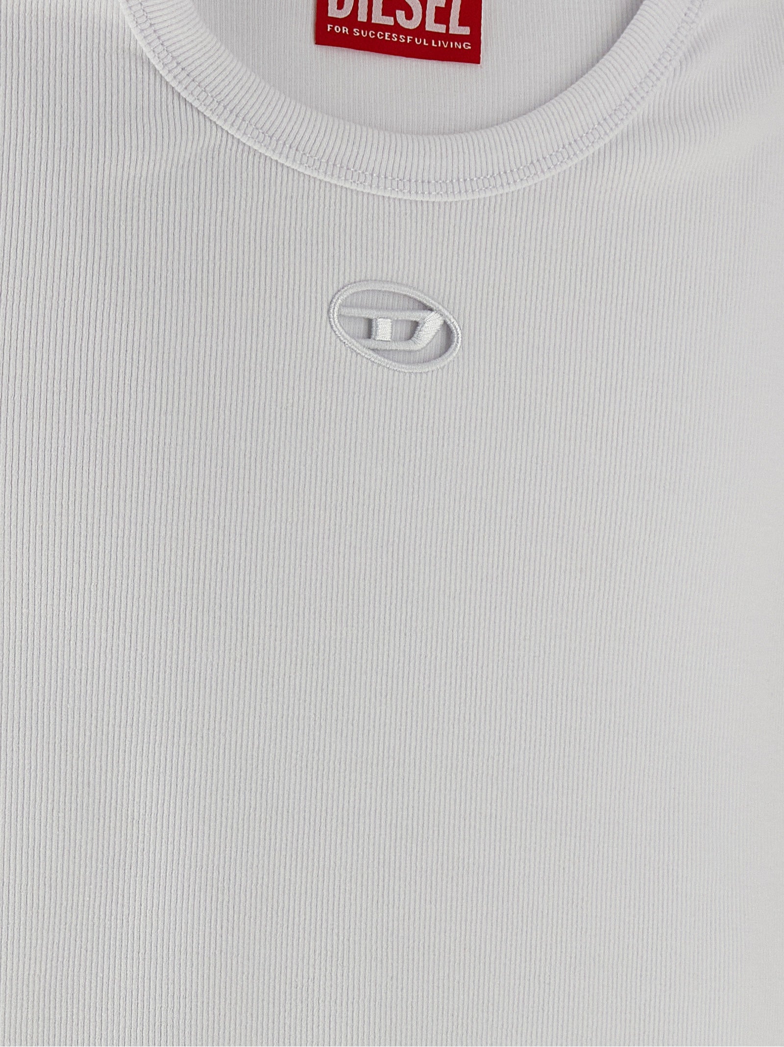 Diesel White Cotton T-Shirt