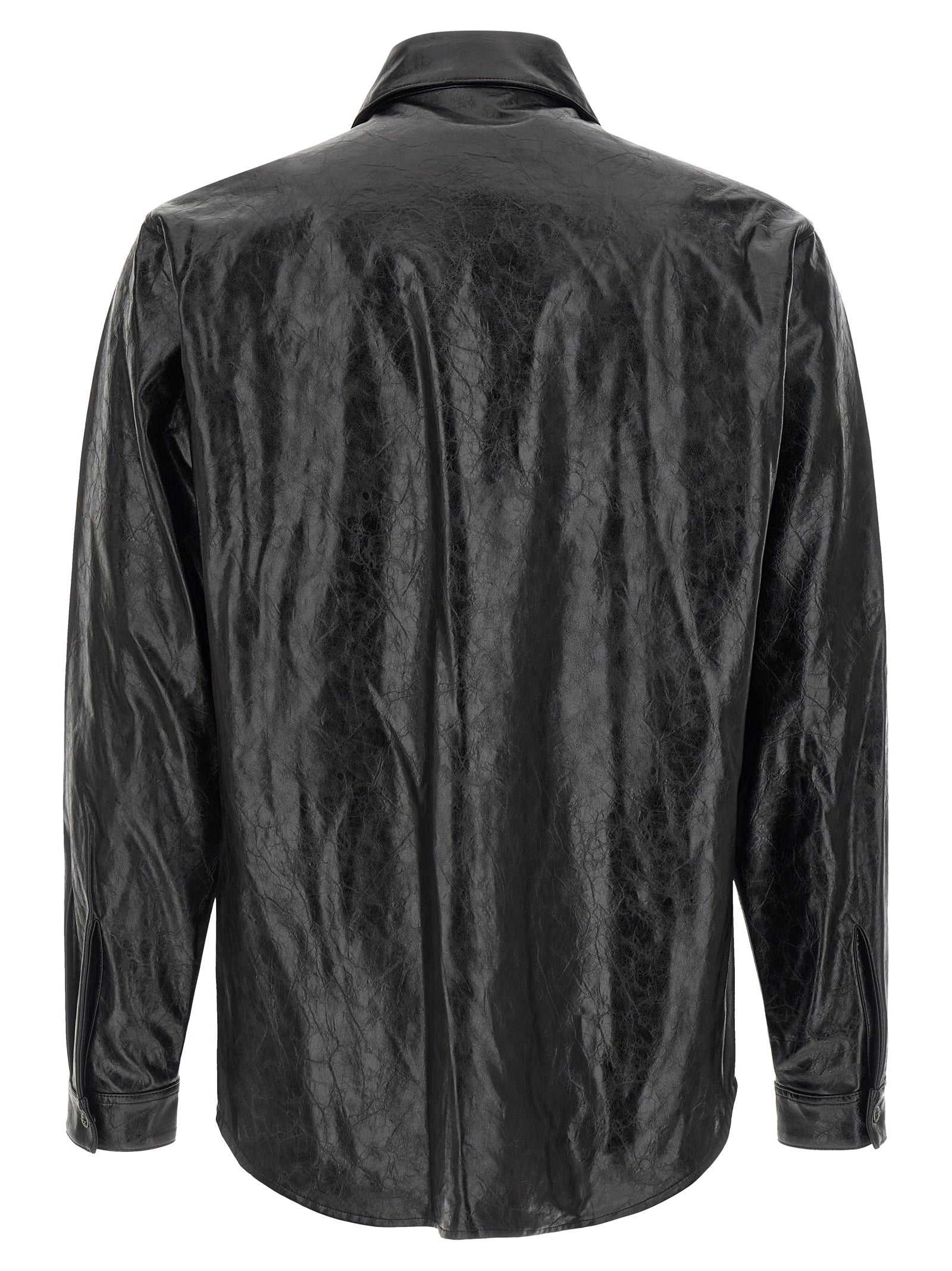 Diesel Black Viscose Blouse