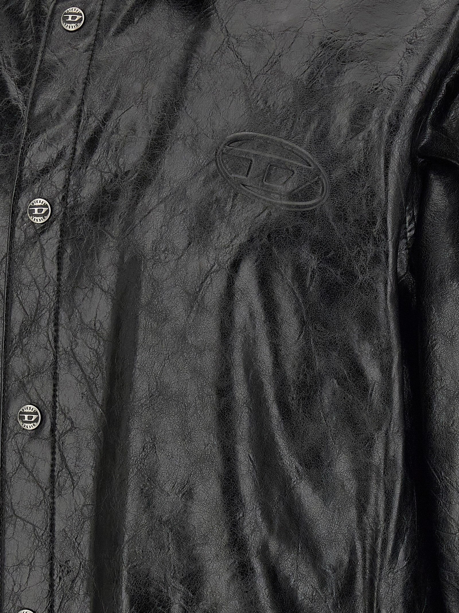 Diesel Black Viscose Blouse
