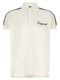 Dsquared² White Cotton Polo Shirt